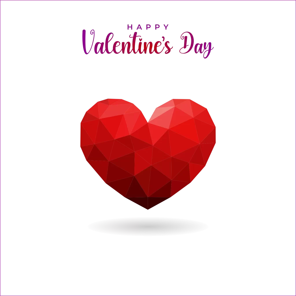 happy valentine's day 2024 - transparent background
